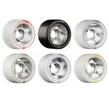 Rollerbones Turbo Speed/Derby Wheels with an Aluminum Hub 62mm, Set of 8 