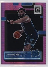 2022-23 Panini Donruss Optic Rated Rookie Hyper Pink Prizm David Roddy #225 q2w
