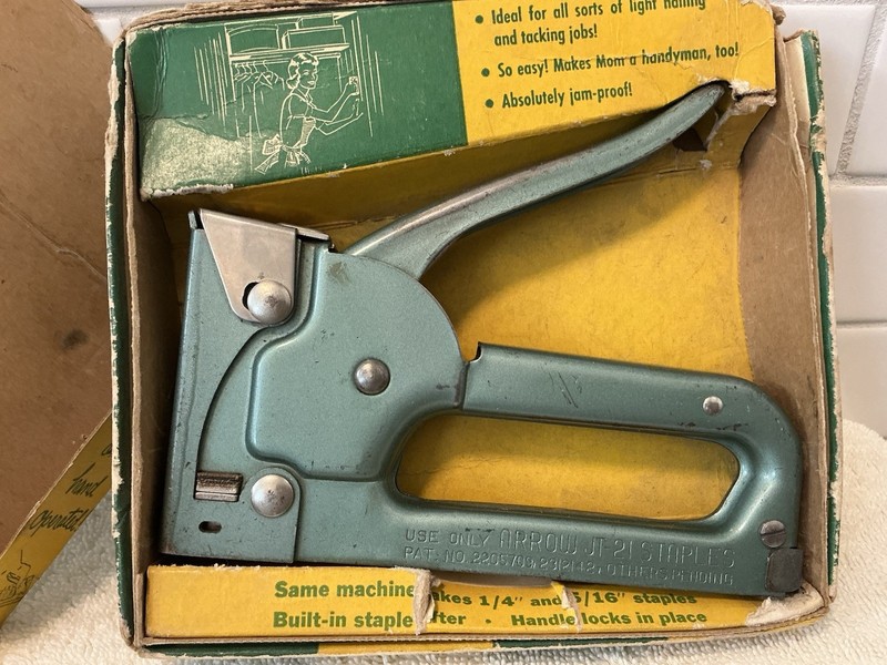 Vintage 1960’s Arrow JT-21 Staple Gun with Original Box