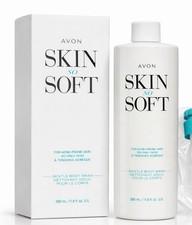 Avon Skin So Soft For Acne Prone Skin Gentle Body Wash 10.1 oz w Pump New