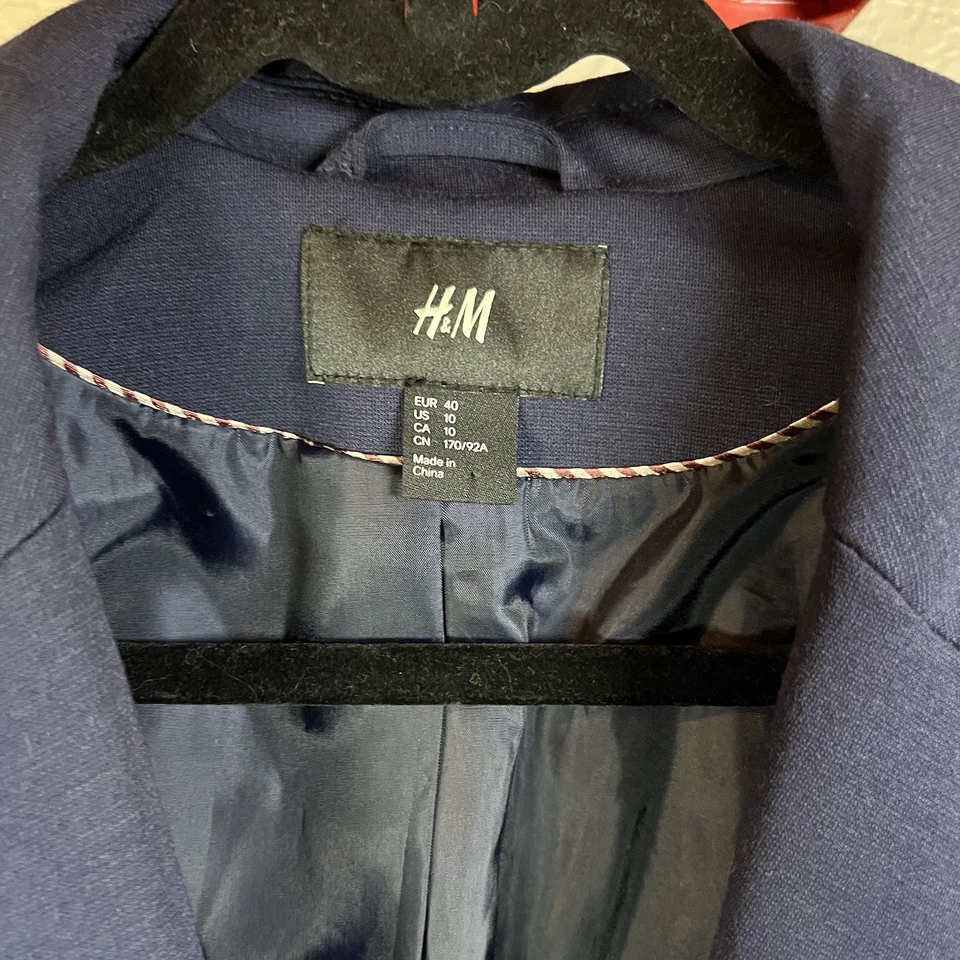 Куртка на пуговицах H&M Plum 2 блейзер 10 - Изображение 4 из 4