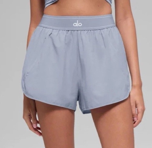 Alo Yoga Match Point Short Winter Frost Size Small