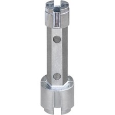 BearHut Tub Drain Remover Wrench Removal Tool Dual Ended Dumbell for Silver 