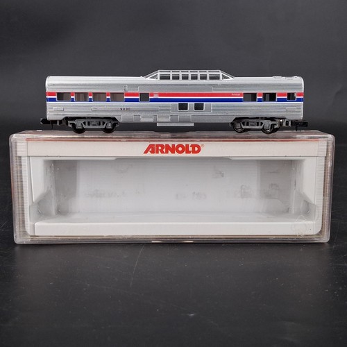 Arnold Escala N Nº 5411 Amtrak #9030 Vista Dome Car Alemania LN | Zustand: Used