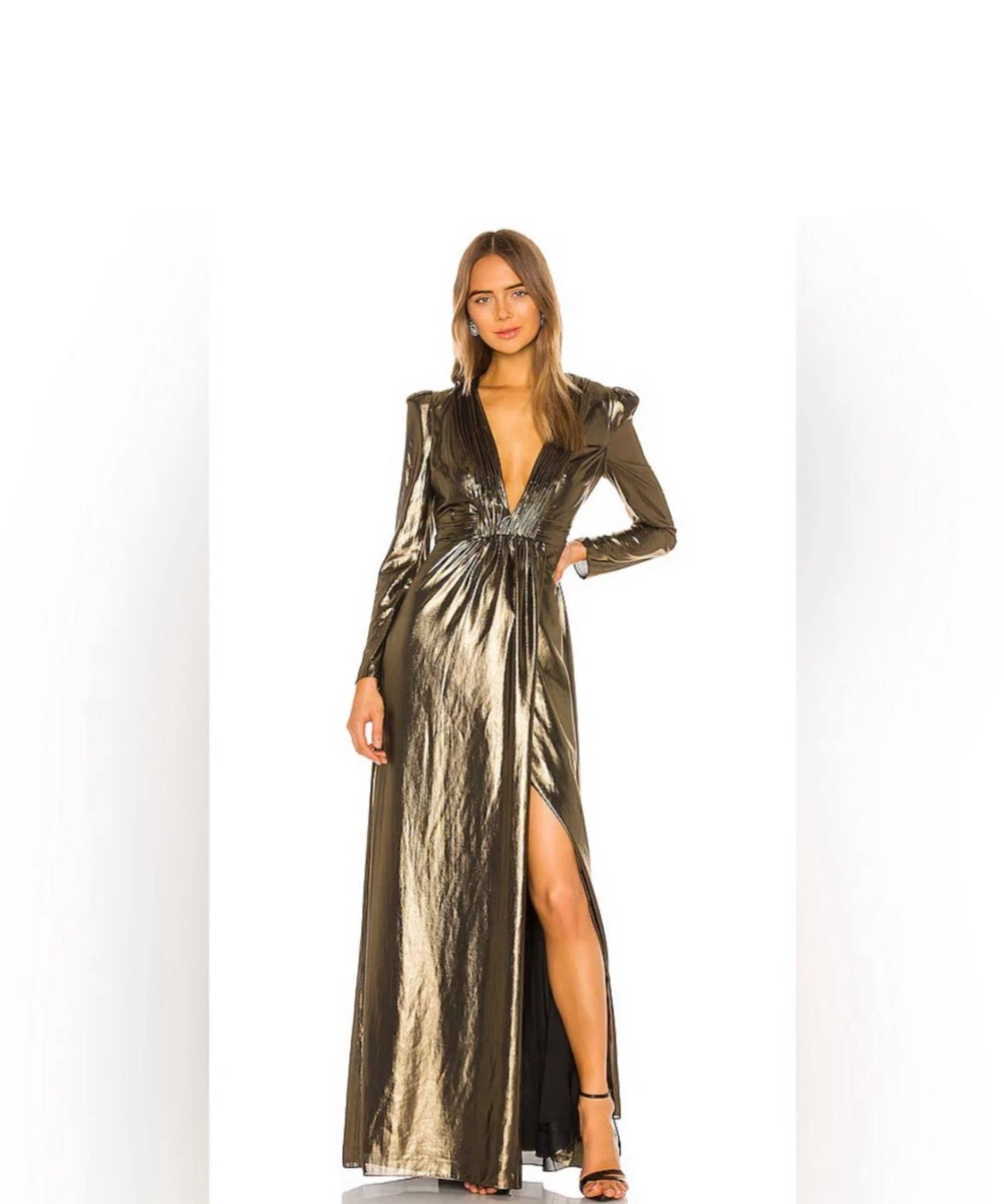 green emerald velvet dress Rachel Zoe Women's Lola Dress, Gold, 12 at Amazon Women's Clothing store main image 0