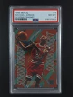 1995-96 Fleer Metal MICHAEL JORDAN Scoring Magnets Chicago Bulls #4 PSA 8