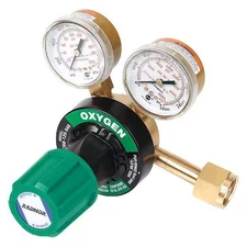 Radnor Rad64003034 Gas Regulator, Oxygen, Single Stage, 0.908"-14 Inlet,