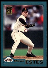 Shawn Estes 2001 Topps #437 Giants MLB READ FREE SHIPPING AutographDen