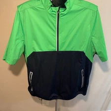 Cutter & Buck Quarter Zip Pullover Short Sleeve Size Large