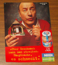 Seltene Werbung Nestle DER MILDE Schoko - Manfred Krug 1995