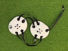 Cliff Keen Signature Wrestling Headgear White Black Adult Adjustable Ear Guards