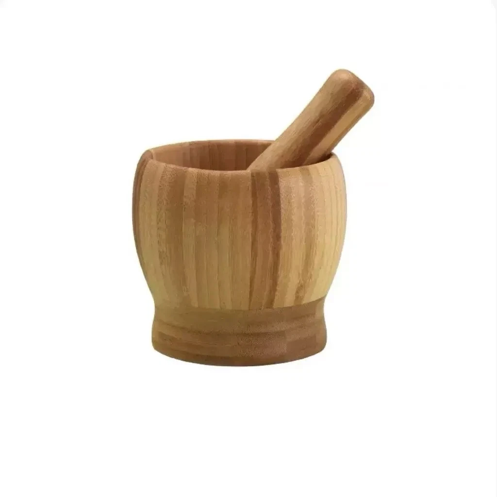 NEW Bamboo Mortar and Pestle Set (Spice/Fruit Grinder Bowl) Lightweight ID 10cm
Opens in a new windo