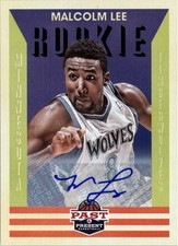 2012-13 Panini Past and Present Signatures #248 Malcolm Lee Auto - BSK