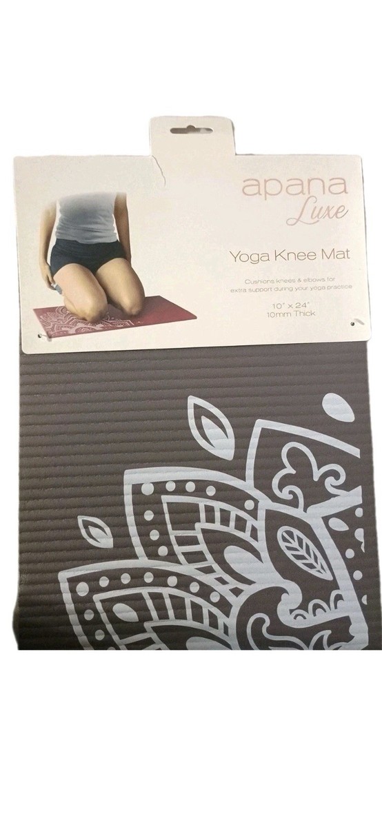 La Tua Pratica Yoga Senza Dolori: Ginocchiera Apana Luxe 10X24 Doppio Spessore Antiscivolo