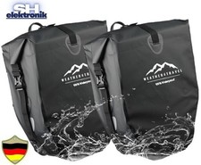 2 x E-Bike Fahrradtasche Gepäckträgertasche wasserdicht 3in1 Schultergurt