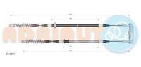 Adriauto Handbremsseil Bremsseil Hinten Passend FüR Opel Kadett E CC 33_ 34_