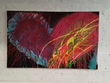 Original  Contemporary Oil Painting Modern Abstract Fine Art Canvas - 48x30