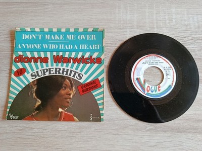 VINYLE 45 Tours - Don't Make Me Over / Anyone Who... - Dionne Warwicke SUPERHITS