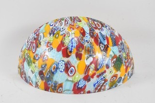Q53E49 Murano Glass Wall Light in Millefiori Style