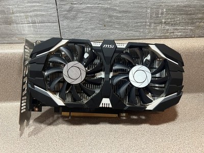 MSI GeForce GTX 1050 2G OC 2GB GDDR5 Graphics Card GPU Dual Fan NO PCIe Power Re
