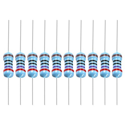 50 PCS Metal Film Resistors, 270 Ohm Resistor with 1/2W 1% Tolerance 8.5mm±0.5mm