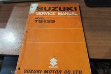 1970 SUZUKI TS125 DUSTER SERVICE MANUAL BOOK ENDURO TWINSHOCK
