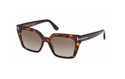 Tom Ford Winona TF1030 ECO 52H Dark Havana 53mm Polarized Sunglasses 
