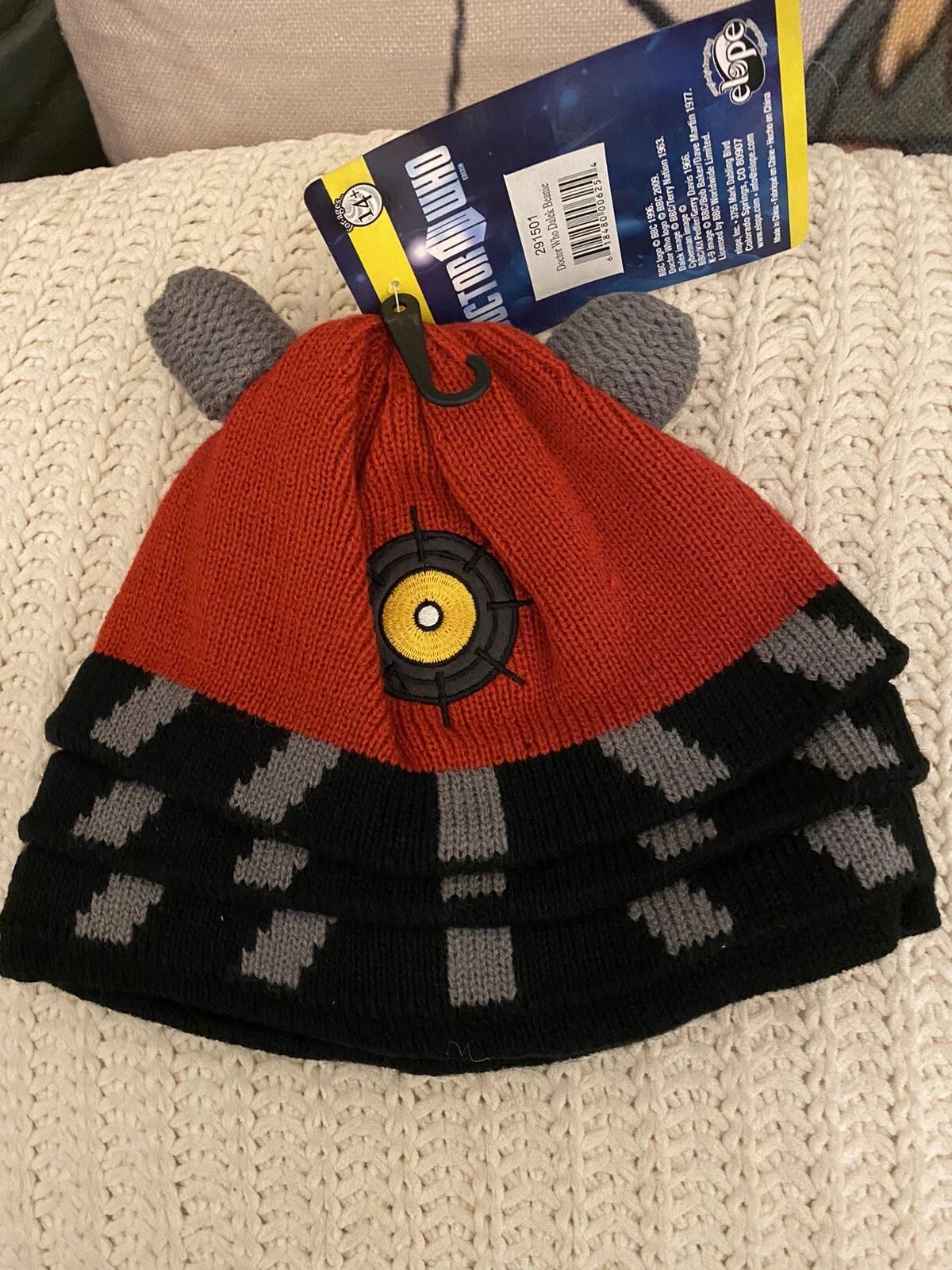 Beanie en tricot Doctor Who Red Supreme Dalek