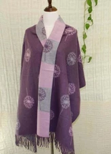 Fashion Colorful large Woman's Vintage Paisley Flower Cashmere Rugs Shawls 965