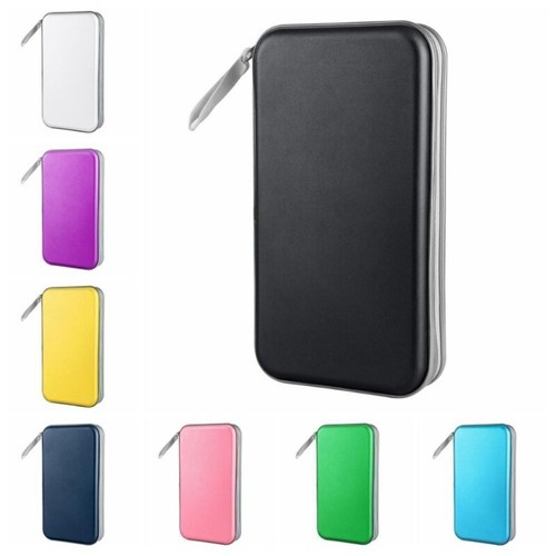 80 CD DVD DISC Holder Album Storage Organizer Case Folder Wallet Carry Bag Case - Afbeelding 3 van 35