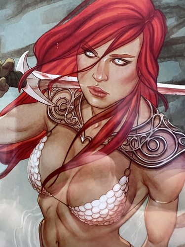 Red Sonja 1 2014 Dynamite Dollar Book Edition CGC 9.8 Jenny Frison - Bild 4 von 5
