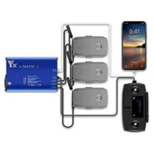 Multi Battery Charger Balance Parallel Charging Hub for DJI Mavic 2 Pro Zoom UK