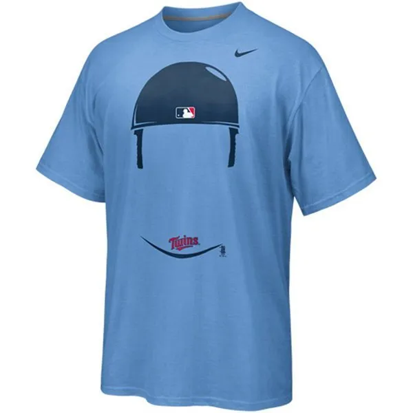 Minnesota Twins Nike Joe Mauer MLB Hair-itage T-Shirt Mens XL BNWT FREE  SHIPPING