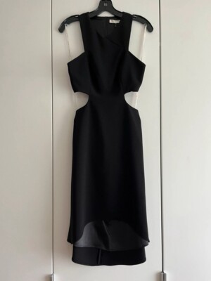 Halston Heritage - Crêpe-Kleid mit Cut-Outs