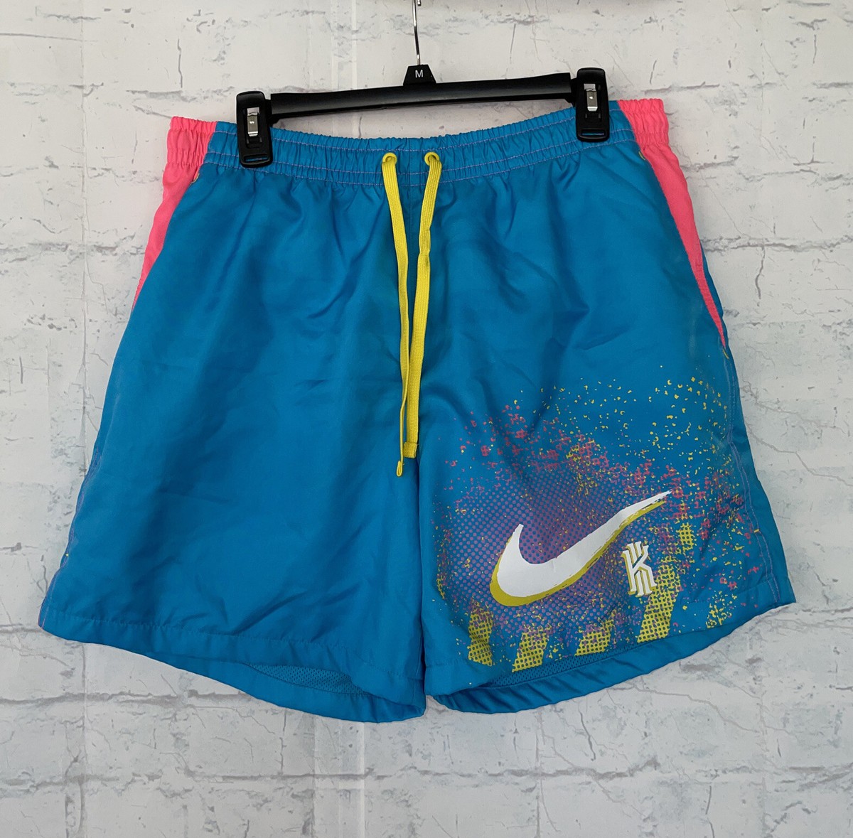 Nike Kyrie '90s Men's Basketball Woven Shorts- Light Blue Fury