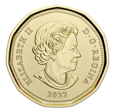 2022 Canada Alexander Graham Bell 175th Anniv COLOURED $1 Loonie