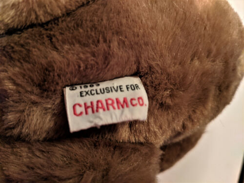 Peluche Charm Co 1983 de colección peluche de peluche 12 pulgadas de alto marrón articulado - Imagen 4 de 4