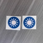 WW2 WWII CHINESE KMT HELMET STICKERS DECALS 2PCS