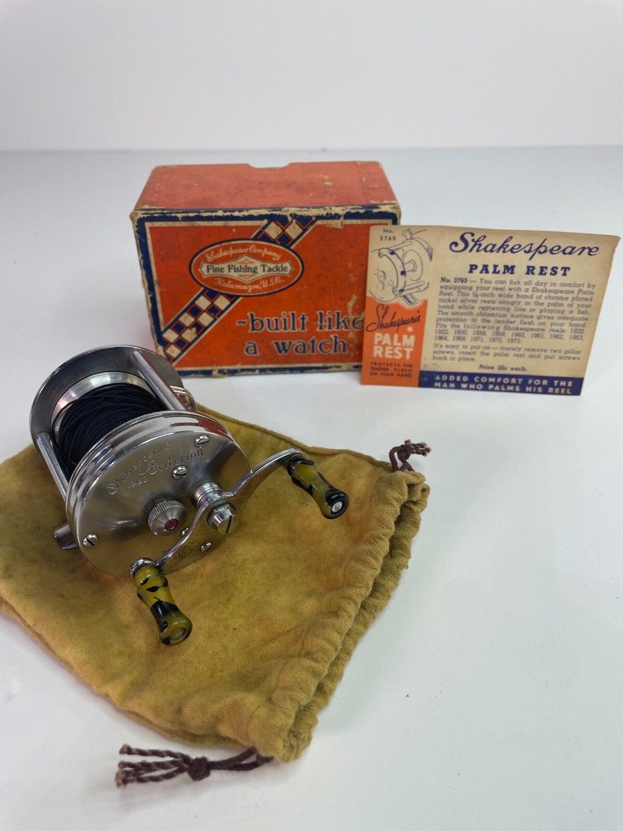 Vintage Shakespeare 1960 Criterion Deluxe Level Winding Reel Model