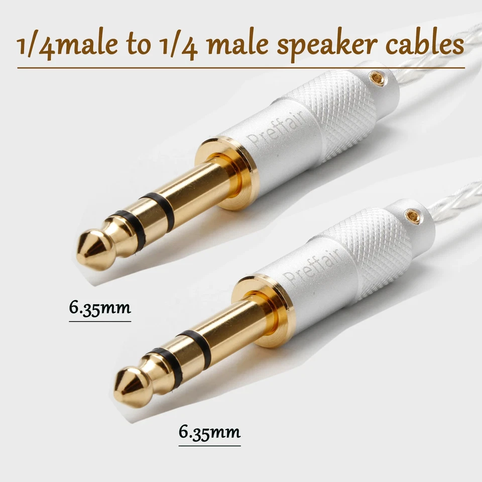 OCC HiFi Wire Silver Plated  Headphone Cable for Guitar Headphone Amp to Cabinet - Image 3 of 4