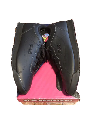 Woman s Fila Cool Max Anti Slip Memory Foam USA 8.5 Sneakers Work Shoes Casual 