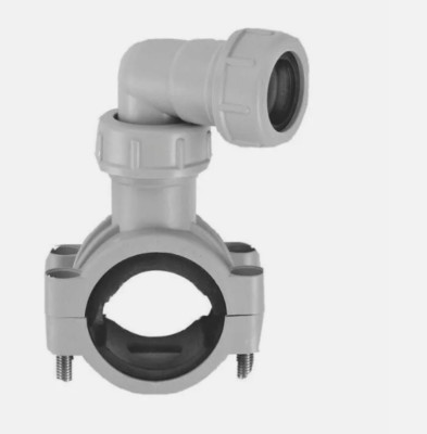 McAlpine CLAMP1 Rohrschelle Kondensatadapter grau
