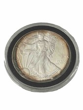 2015 American Silver Eagle Dollar $1 Coin UNC Beautifully Toned