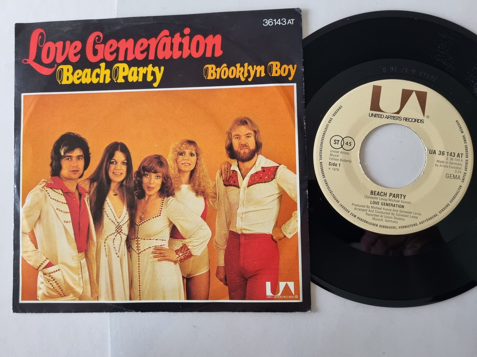 Love Generation - Beach Party 7'' Vinyl Germany