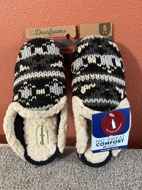 SAOLA Pantofole Dearform Memory Form TG (5 6) NUOVE era $36 00. Ora solo $25 00!