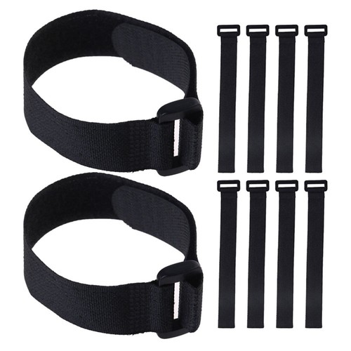 10 Pcs Yoga Mat Straps Work Travel Extension Cord Ties Cable Management Hook - Afbeelding 9 van 12