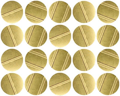 MÜNZER24 Wertmarken 25x2mm für Münzautomat Münzgerät Münzkassierer Jeton Token, 20 Stück