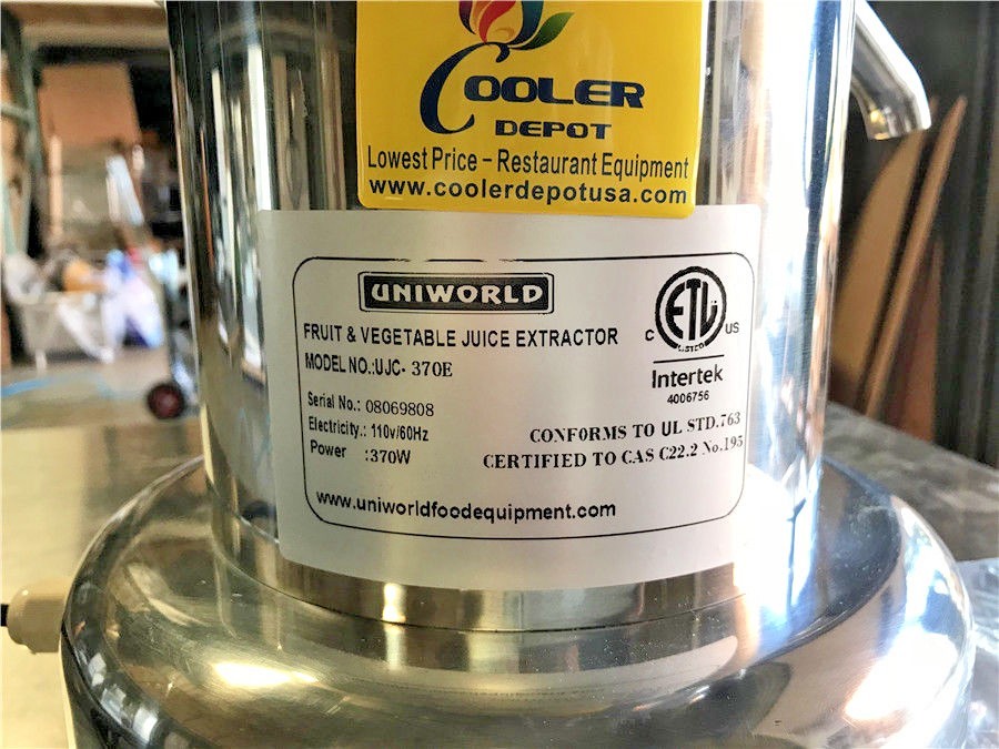 NSF Commercial Juicer Extractor Machine UJC750 Auto Feed Orange Squeezer Juicer