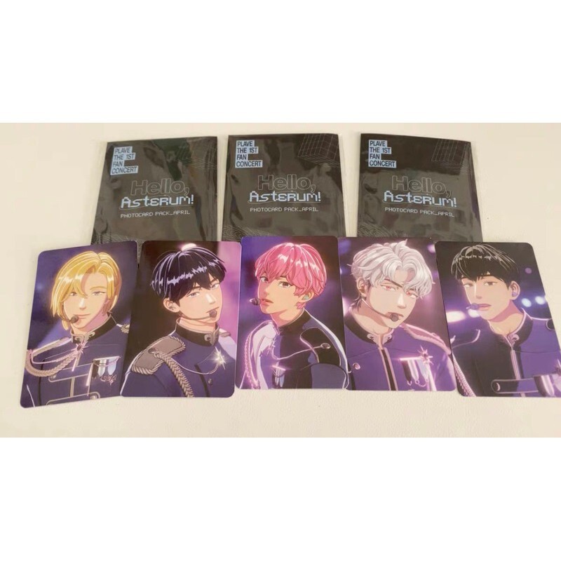 PLAVE - PHOTOCARD PACK THE 1ST FAN CON ASTERUM MARCH APRIL