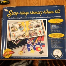 MEMORIES FOREVER Strap-Hinge Memory Album Complete Kit !
